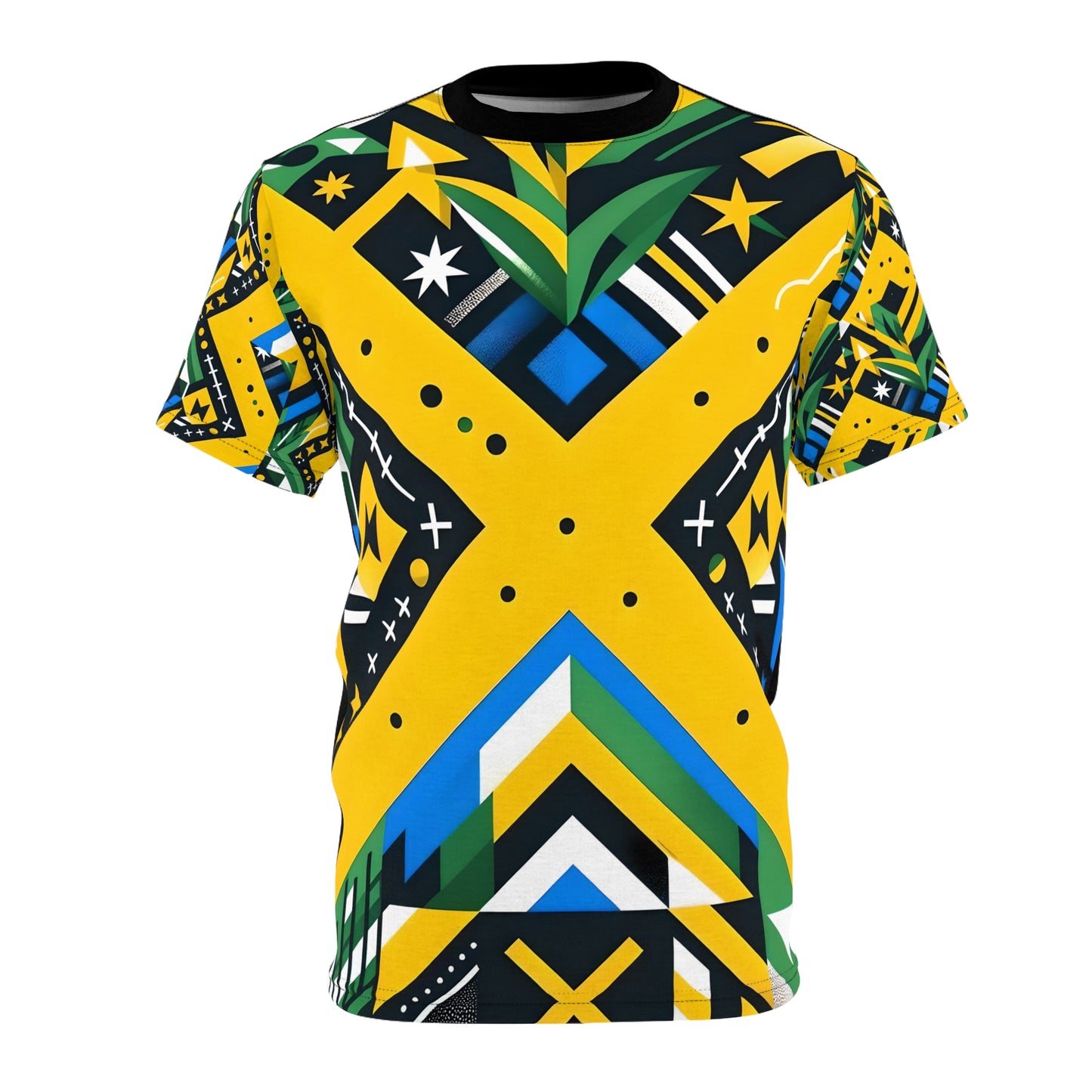 Jamaican Flag All-Over Print Shirt - Vibrant Caribbean Design