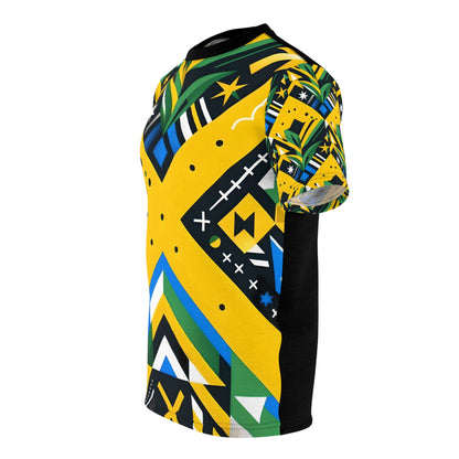 Jamaican Flag All-Over Print Shirt - Vibrant Caribbean Design