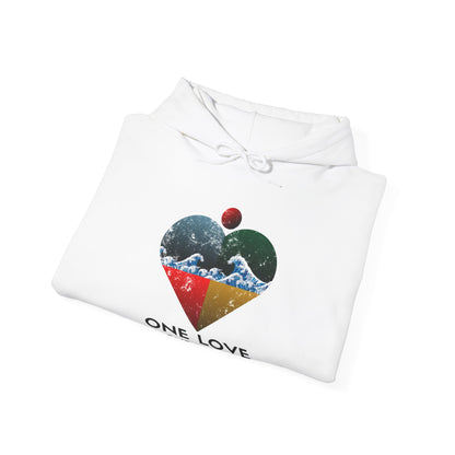 One Love One Beach | Black Text | White