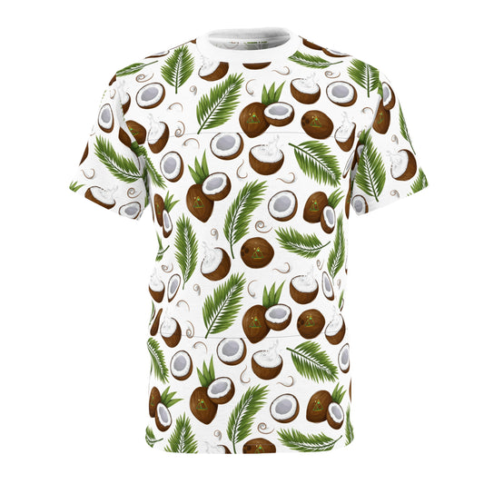 Tropical Coconut Palm Tree T-Shirt | Perfect Beachwear for Island Life Enthusiasts